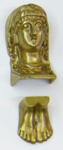 0242 brass ornament mm. 89x49 - 39x19