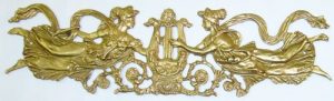 0335 brass ornament mm. 285x78