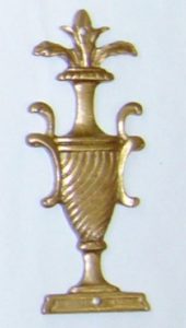 0356 brass ornament mm. 77x30