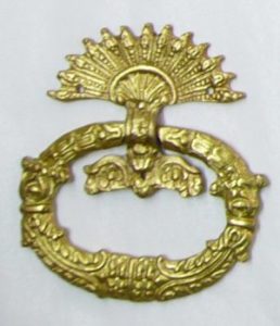 0408 brass handle mm. 77x68