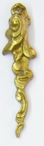 0618 brass ornament mm. 19x80