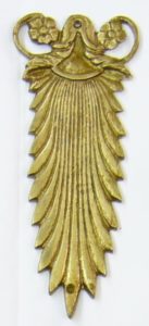 0805 brass ornament mm. 140x55