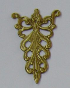106F brass ornament mm. 72x45