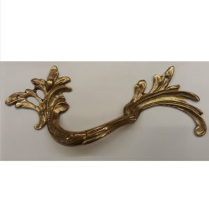 maniglia in stile barocco sinistra - left baroque style handle