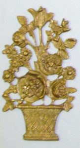 353F brass ornament mm. 85x50