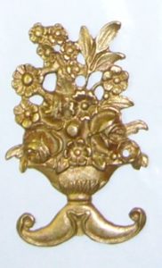 354F brass ornament mm. 65x50