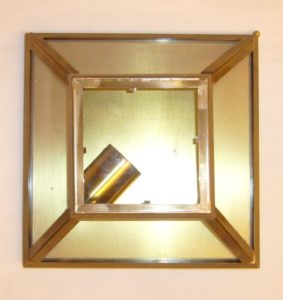 B010 brass cieling light cm. 23 x 11