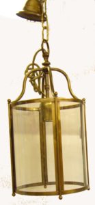 B017 brass lantern dia. cm. 20 h. cm. 43