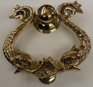 anello delfini battiporta - door knocker dolphins ring