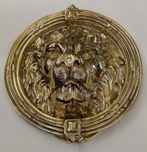 anello leone battiporta -brass door knocker