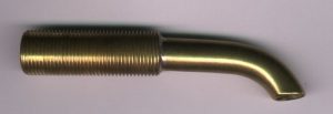 R027 brass spout connection 3/8" cm.6