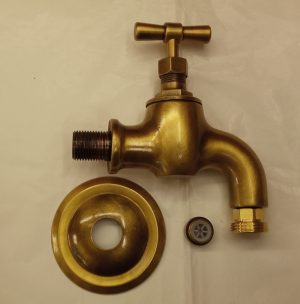 Robusto rubinetto da giardino in ottone - R062 - immagine 2