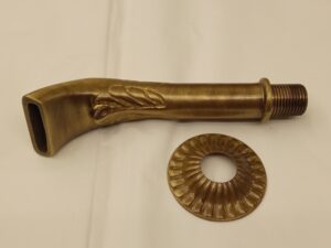 bocca a spatola in ottone - R068 - immagine 3