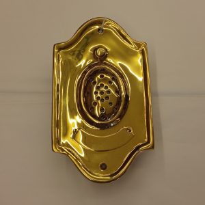 citofono in ottone - handcrafted brass entry phone