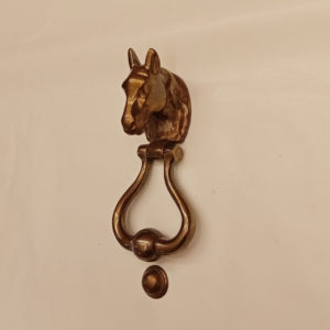 batacchio cavallo in ottone -horse clapper