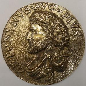 denarius -Denarius with Antoninus Pius
