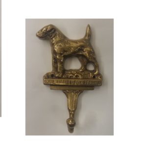 N449 gancio fox terrier - coat hook Fox Terrier