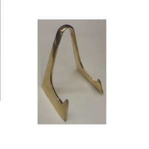 reggipiatto in ottone per piccoli oggetti - brass exhibitor high cm. 7