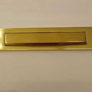 buca per lettere in ottone - brass letterbox