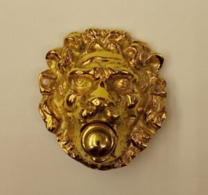 campanello leone da porta - lion door bell