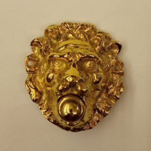 campanello leone da porta - lion door bell