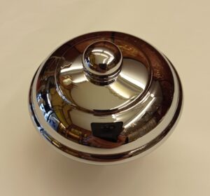 pomolo a cipolla cromato - onion-shaped knob in chromed brass