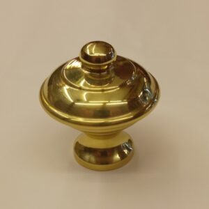 pomello in ottone per porte - brass onion knob for doors