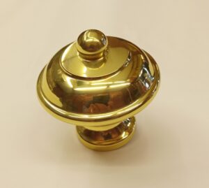 pomolo in ottone per portoncino - brass onion knob