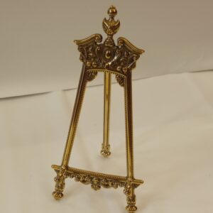 espositore in ottone per quadri - brass display for paintings