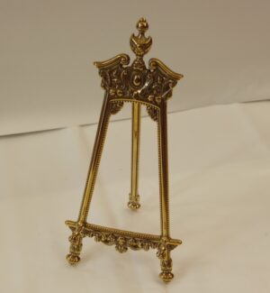 espositore in ottone per quadri - brass display for paintings