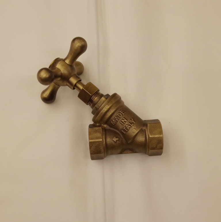 rubinetto inclinato in ottone - inclined brass tap