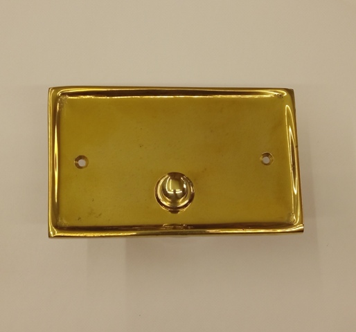E022 campanello rettangolare con bordo - E022 rectangular bell with edge