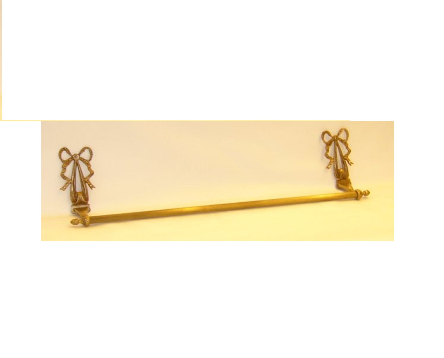 asta porta asciugamani -towel rail with long bow