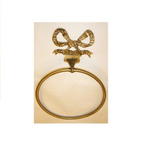 anello porta asciugamani con fiocco