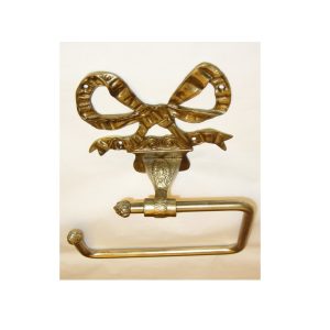 porta rotolo decorato con fiocco