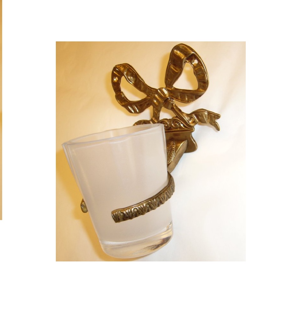 porta bicchiere con fiocco